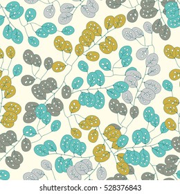 Seamless background with grapes. Vector illustration.