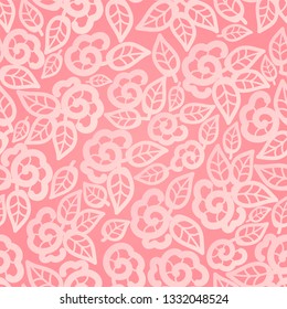 Seamless background. Graphic roses. Excellent background for the decoration of promotional products or packaging material.