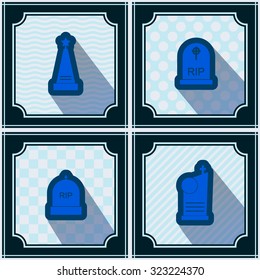 Seamless background with with grave for your design