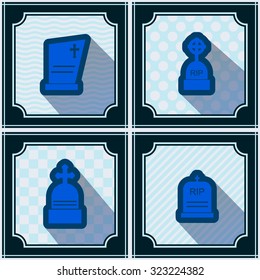 Seamless background with with grave for your design