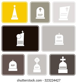 Seamless background with with grave for your design