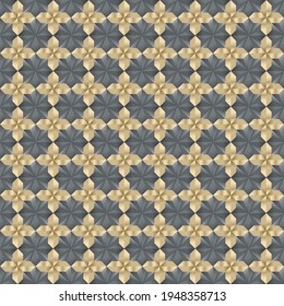 seamless background - gray, gold edition - tile, wallpaper, textile, stone