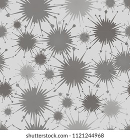 seamless background of green blots