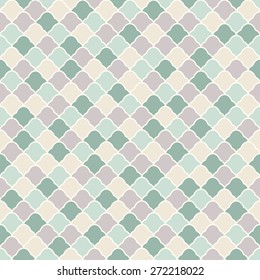Seamless background with green colors circles