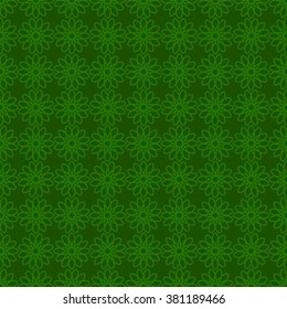 Seamless background with green design. St. Patrick's day background. 