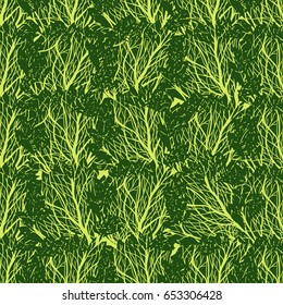 Seamless background - green forest