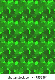 seamless background with green hearts
