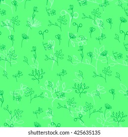 seamless background green plants