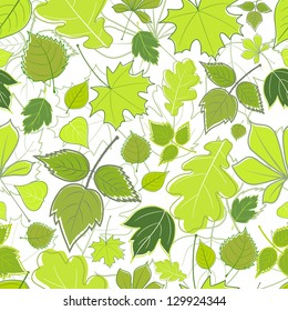 seamless background with green sheet