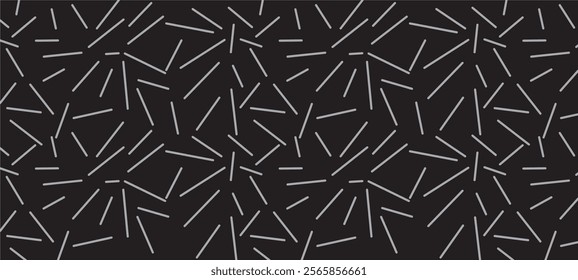 Seamless background. Grey and Black background, random abstract Line, strip, stripes pattern