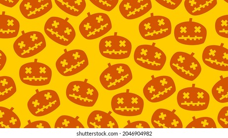 Seamless background with Halloween pattern. wrapping paper, website banner
