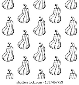 Seamless background for halloween with pumpkins isolated vector