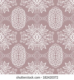 Seamless background, hand drawn sketch, retro geometric ornament, vector lacy texture, abstract decoration