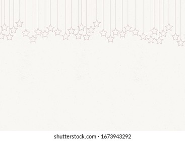 Seamless background with hand drawn stars. Vector illustration