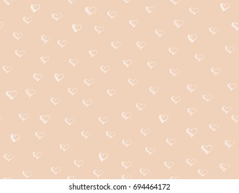 seamless background with hand-drawn hearts. Seamless pattern with hearts.