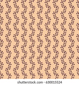 Seamless background from hand-drawn unusual herbs. Pattern.