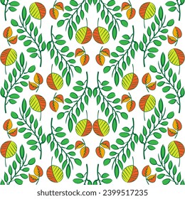 El fondo de las hojas pintadas a mano es impecable. Textura para imprimir en tela, papel pintado, afiches, diseño de sitio web.