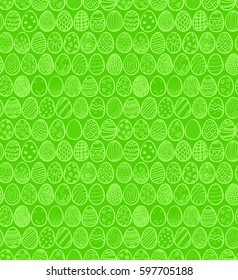 Seamless background for Happy Easter with eggs, vector illustration