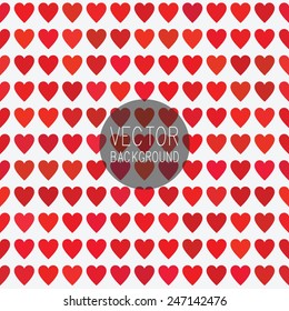 Seamless background with heart. Colorful Vector Illustration.