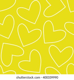 Seamless background with heart shape design 