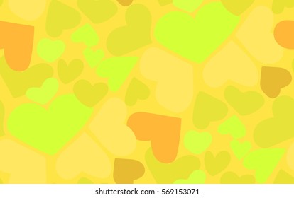 seamless background of hearts