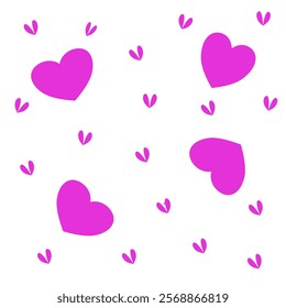 Seamless background with hearts. Beautiful heart background for valentine festival. Backdrop wallpaper concept. Geometry shape abstract tie-dye wallpaper.