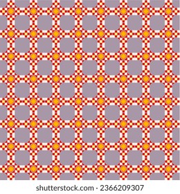seamless background with hearts, geometric design, fabric design pettern