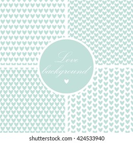 Seamless background hearts. Great for baby, birthday, baby shower celebration greeting and invitation card. Mother's Day, Valentine's Day, Easter, wedding, scrapbook, gift wrapping paper, web banner.