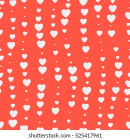 Seamless background hearts. Great for baby, birthday, baby shower celebration greeting and invitation card. Mother's Day, Valentine's Day, Easter, wedding, scrapbook, gift wrapping paper, web banner.