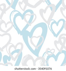 Seamless background hearts pattern.