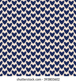 Seamless background hearts pattern. Great for baby, birthday, Mother's Day, Valentine's Day, Easter, wedding, scrapbook, surface textures, gift wrapping paper, web banner. EPS10 vector illustration.