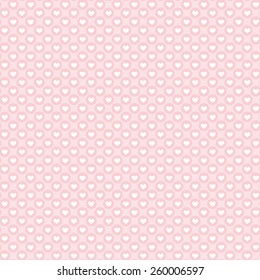 seamless background with hearts for valentines day