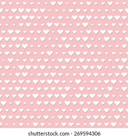 seamless background with hearts for valentines day