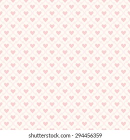 seamless background with hearts for valentines day