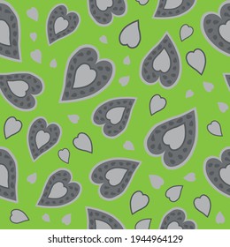 seamless background with hearts. Vector illustration about love