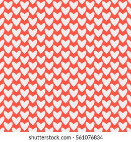Seamless background hearts. Vector illustration.