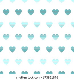 Seamless background hearts. Vector illustration.
