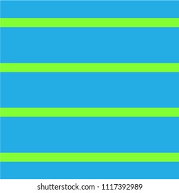 Seamless background with horizontal stripes. Geometric repeating pattern. Vector illustration, Bright green lines on blue background