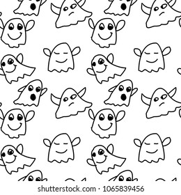 seamless background with hosts 