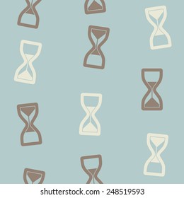 seamless background: hourglass