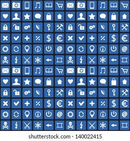 Seamless background with icon