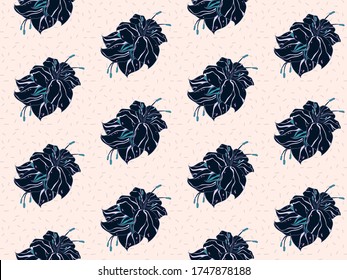 Nahtloses Hintergrundbild mit hellen und farbigen Elementen. Sommerthema Muster mit Blumenmuster und Blumenbeet. Schöner Hintergrund.