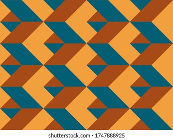 Seamless background image with bright and colored elements. Summer theme pattern with  stairs and  geometric shapes. Beautiful background.