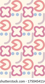 Seamless background image with bright and colored elements. Summer theme pattern with  figures and  children's drawings. Beautiful background.