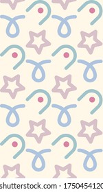 Imagen de fondo perfecta con elementos brillantes y de colores. Patrón de tema de verano con punto y bucle. Hermoso fondo.