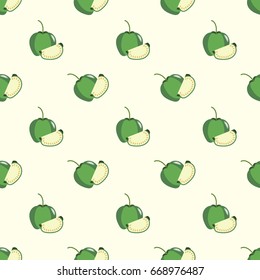 Seamless background image colorful tropical fruit tomatillo