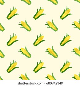 Seamless background image colorful vegetable food ingredient corn