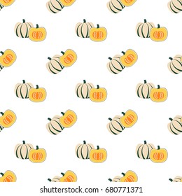 Seamless background image colorful vegetable food ingredient sweet dumpling squash