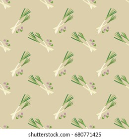 Seamless background image colorful vegetable food ingredient lemongrass