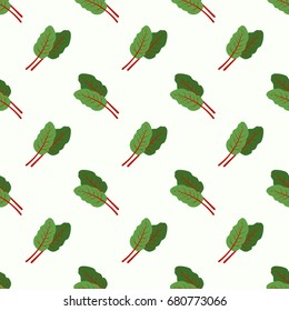 Seamless background image colorful vegetable food ingredient mangold Swiss chard leaves